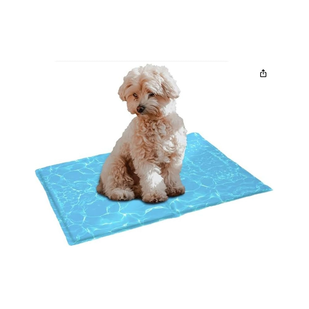 Manta Refrigerante para Mascotas - Diseño de AGUA - 60x50 CM