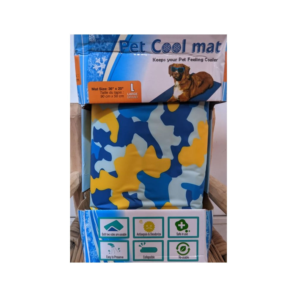 Manta Refrigerante para Mascotas  Efecto Refrescante Instantáneo - TALLA "L"