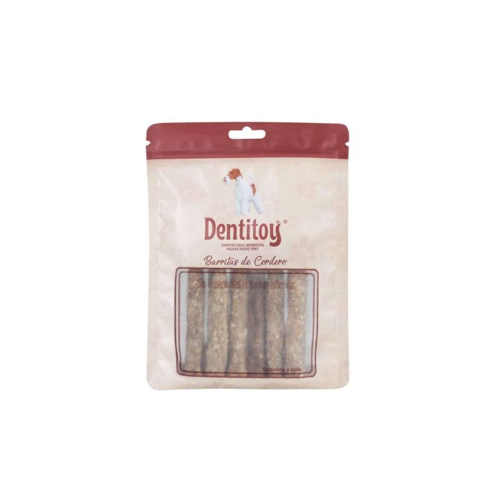 Dentitoy Barritas de Cordero para Perros – Pack 6 Unidades