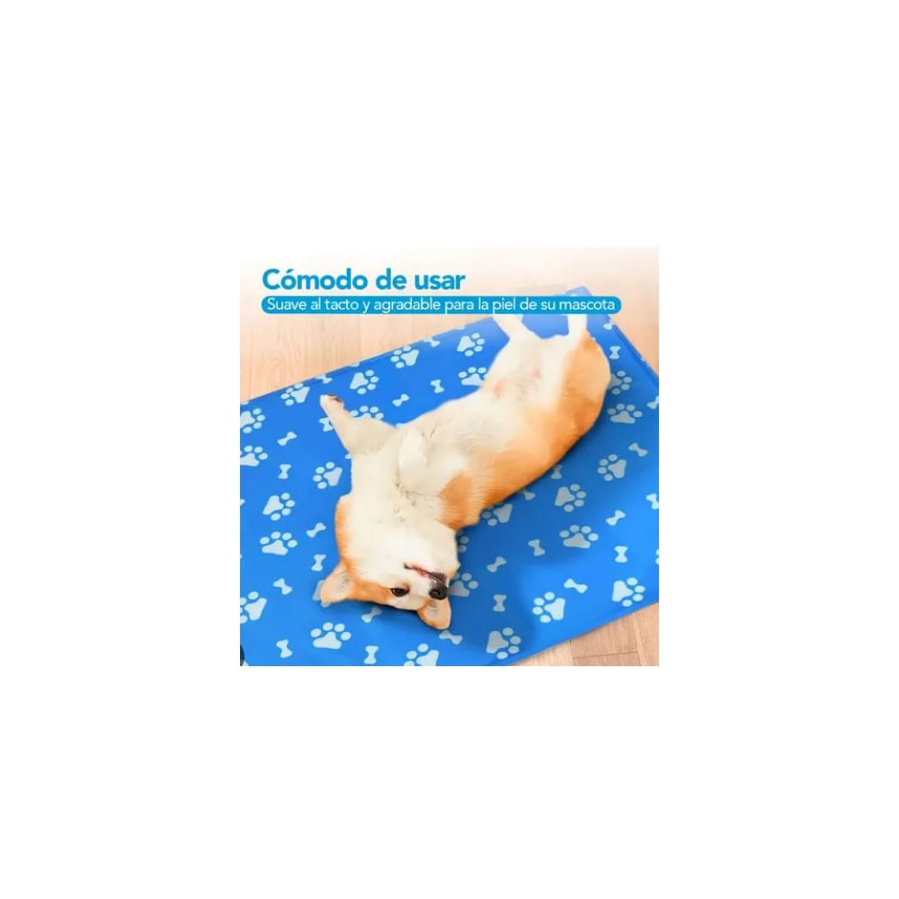 Manta Refrigerante para Mascotas - Diseño de PATITAS - 60x50 CM