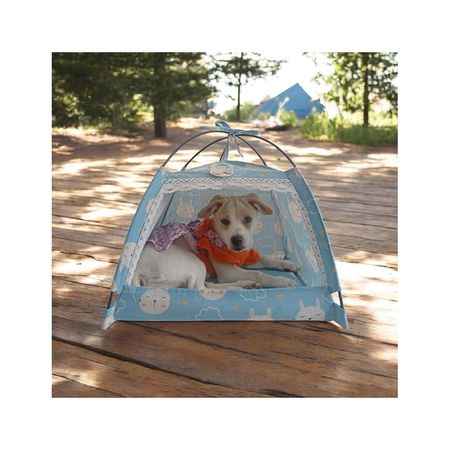 CASA CARPAS PARA MASCOTAS - TALLA M - CELESTE Celeste