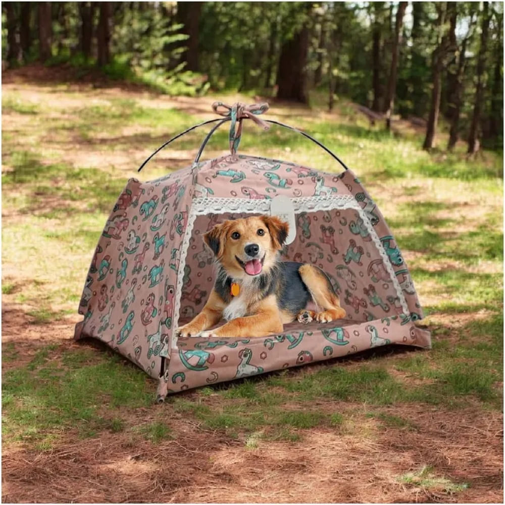 CASA CARPAS PARA MASCOTAS - TALLA L  - ROSADO