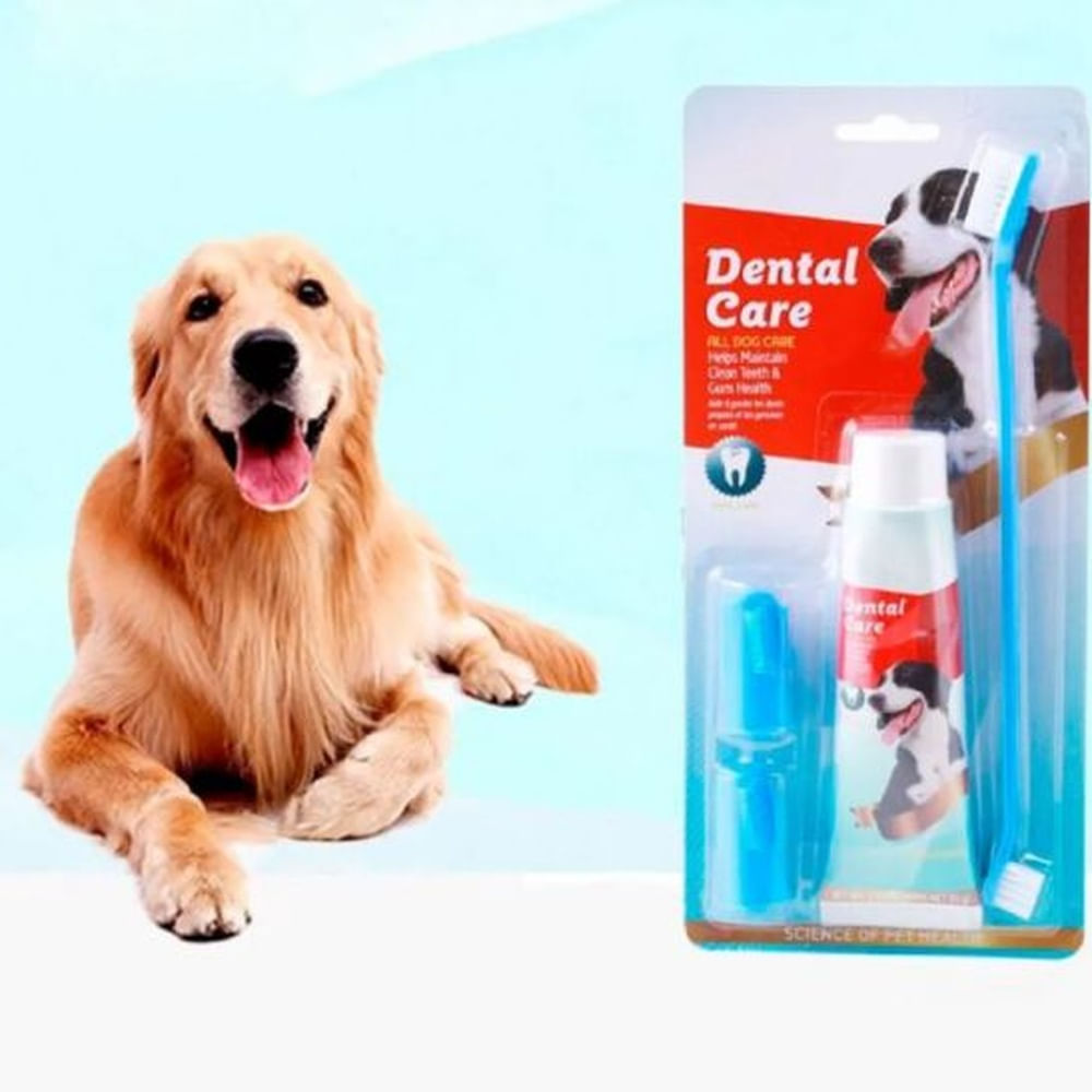 Dental Care Pasta Dental con Cepillo para Mascotas