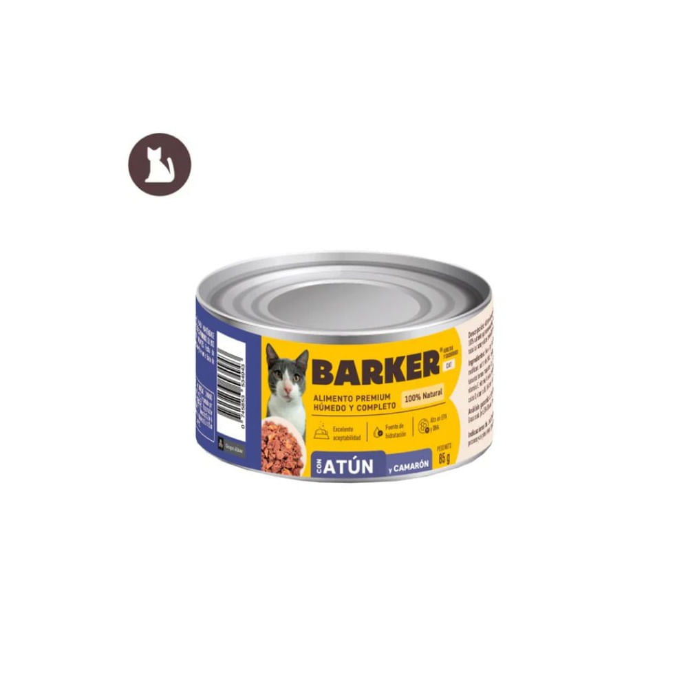 Barker Lata 85 g – Sabor Atun y camaron
