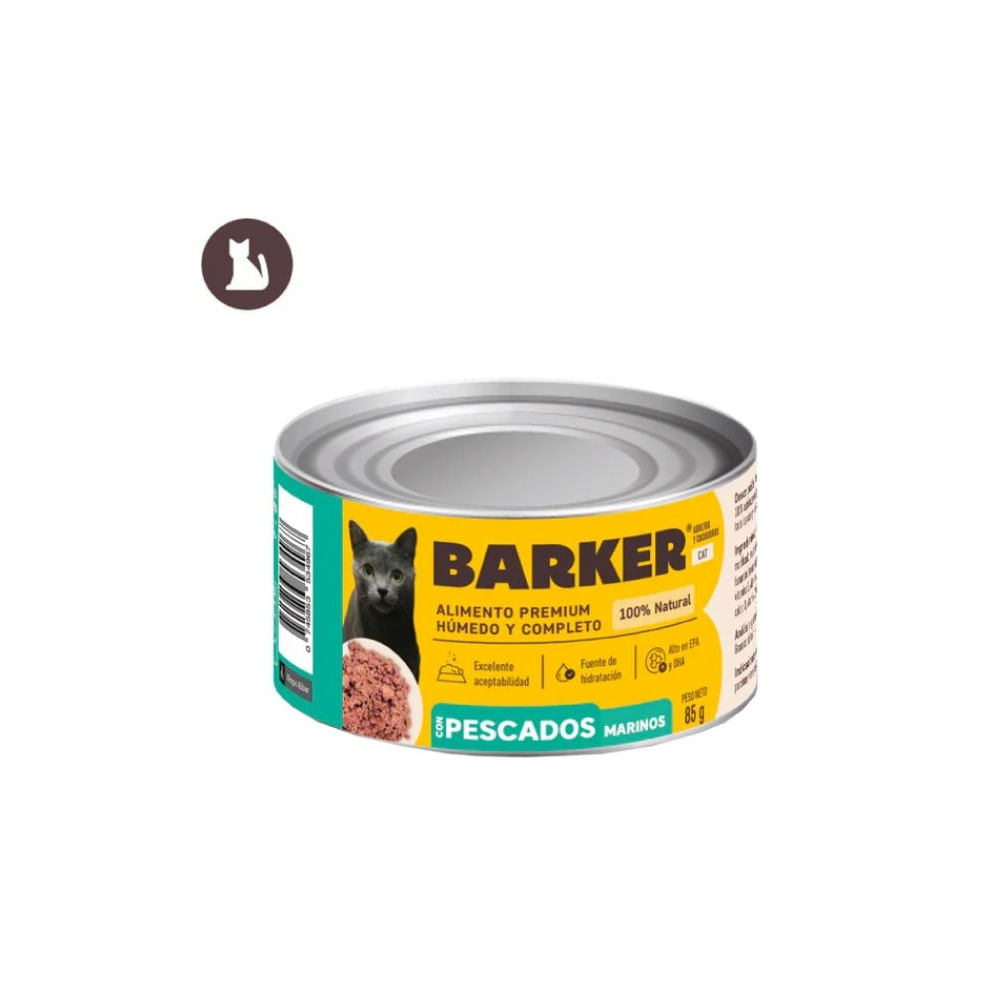 Barker Lata 85 g – Sabor Pescados marinos