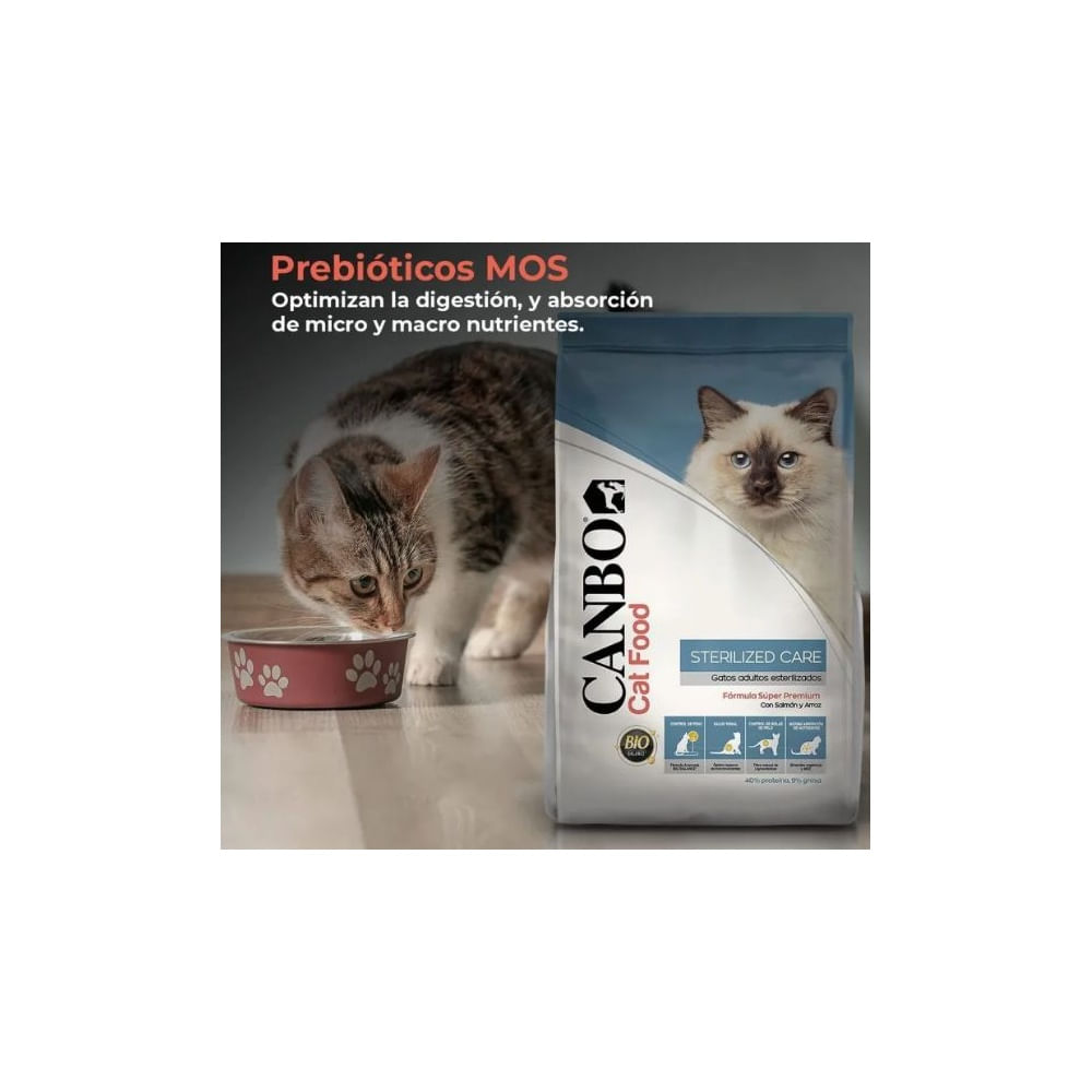 7Kg - Canbo Cat Esterilizado  Alimento para Gatos Adultos