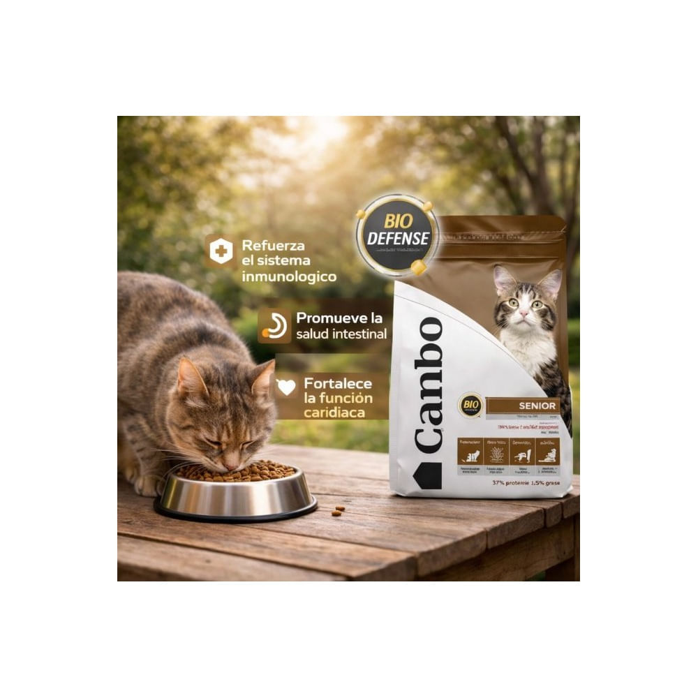 1Kg - Canbo Cat Senior  Alimento para Gatos Adultos Mayores