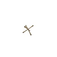 Adorno Decorativo Abstracto Yazz Color Dorado -  429-5700076