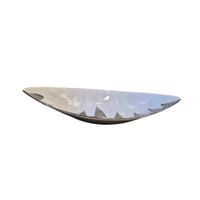Centro de Mesa Decorativo Plateado Estilo Moderno - Adorno Elegante para Sala Regalo Ideal