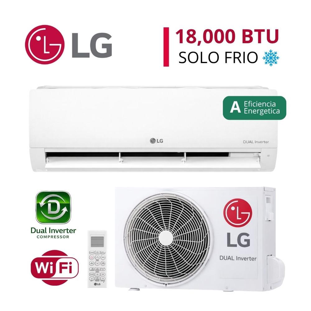 Aire Acondicionado LG SPLIT INVERTER 18,000 BTU - SOLO FRÍO