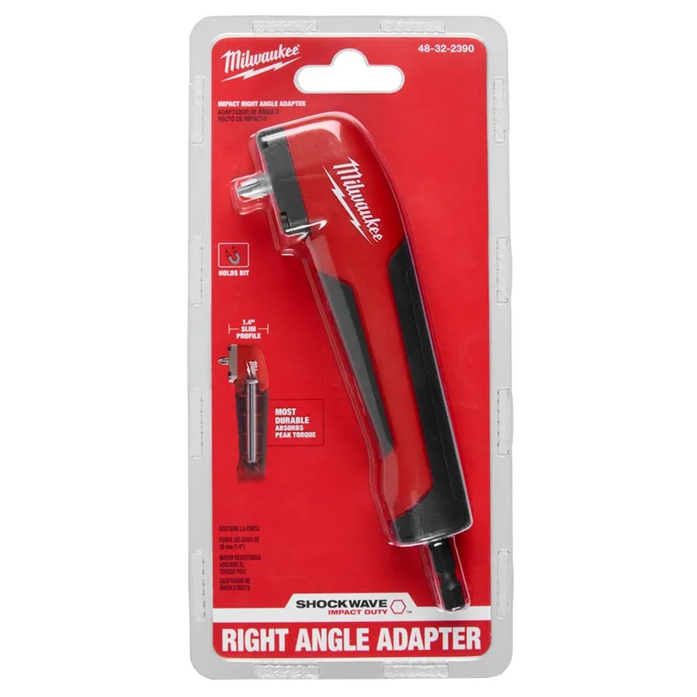 Adaptador de ángulo recto Shockwave 48-32-2390 Milwaukee