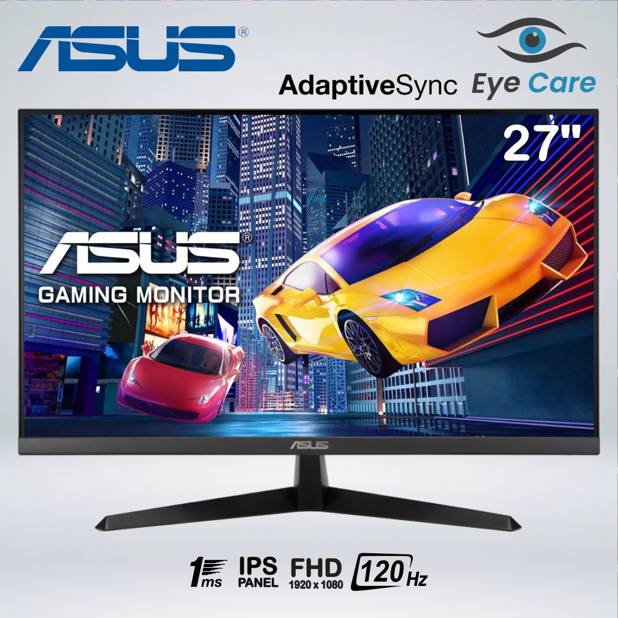 MONITOR GAMER VY279HGR FULLHD 27'' IPS 120HZ 1MS GAMEPLUS EYE CARE