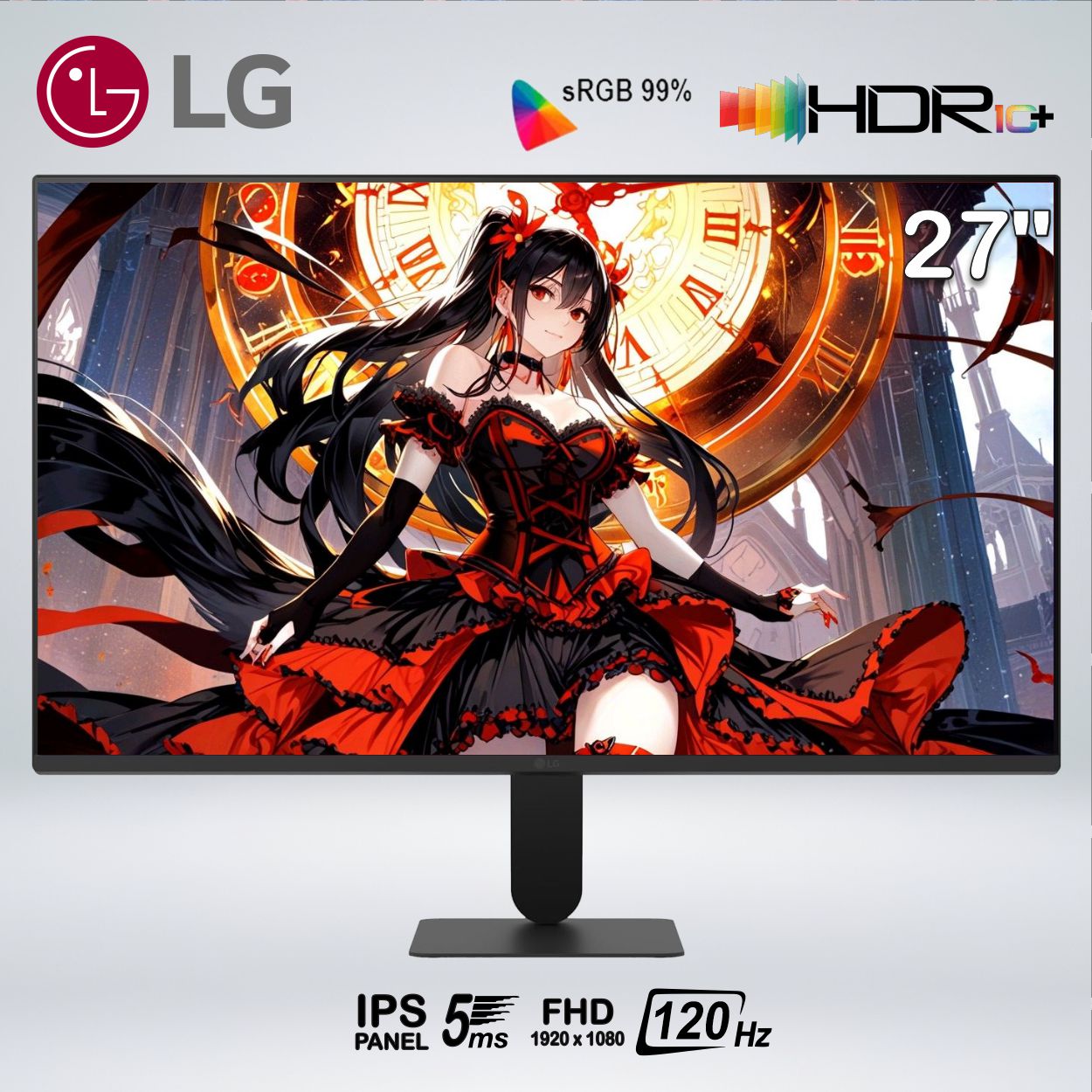 MONITOR LG 27U411A-B  FULL HD 27 PULGADAS IPS 120hz 5ms HDR10 RESOLUTION