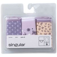 Pack 3un Trusas Bikini Mujer Diseño 3 SINGULAR