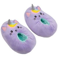 Pantuflas Animal Unicornio Horn Niña EUREKA
