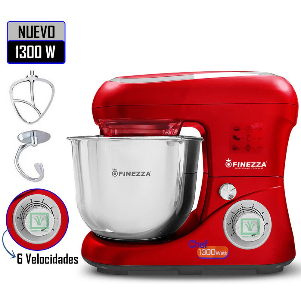 Batidora Orbital 1300W FZ-6822B 6 Velocidades Rojo