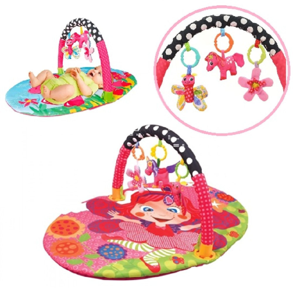 Alfombra de juegos para bebés con actividades Océano Verde