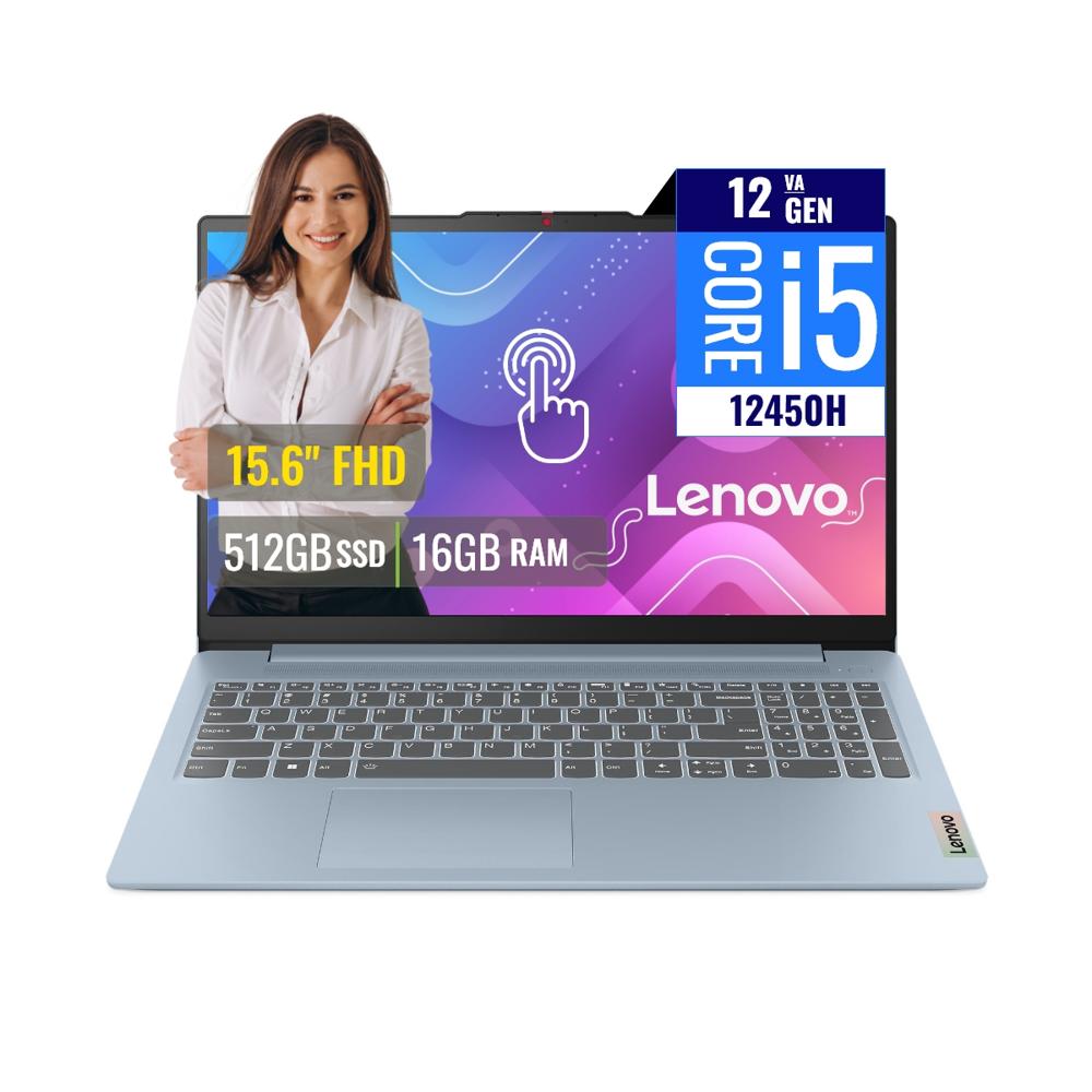 Laptop Lenovo IdeaPad Slim 3 15IAH8 Intel Core i5 12450H 16GB RAM 512GB SSD 15.6 Tactil 83ER00NKLM