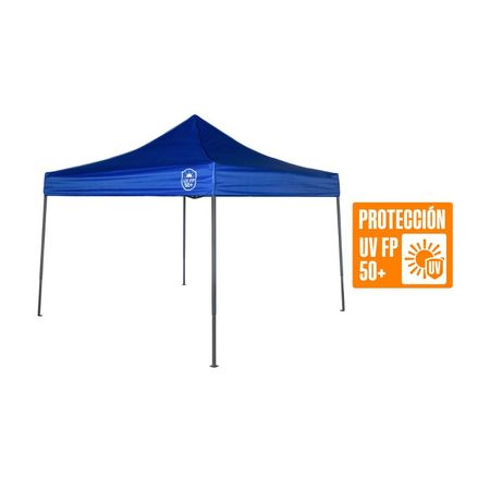 Toldo Desplegable Orange Protección UV 300x300cm Azul