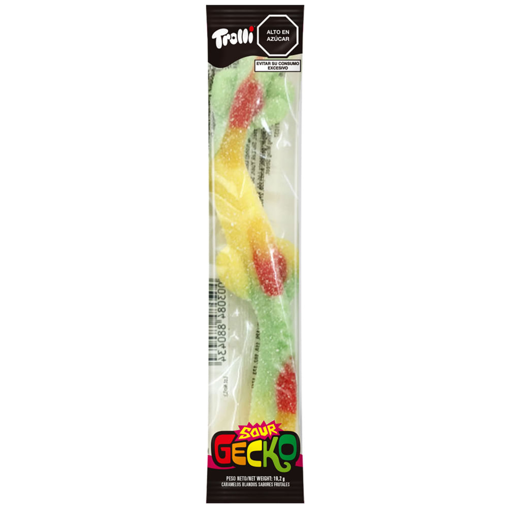 Gomas Dulces Sour Gecko TROLLI Bolsa 22g