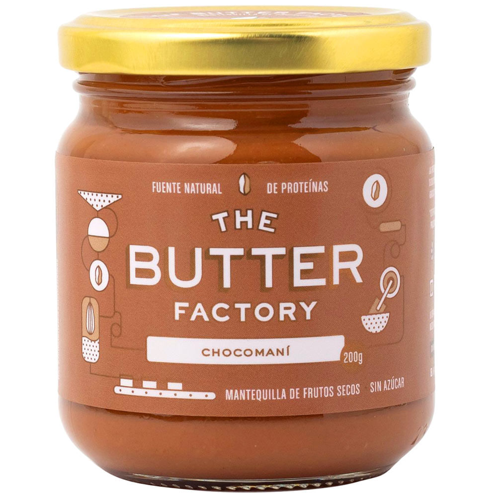 Mantequilla Chocomaní THE BUTTER FACTORY Frasco 200g