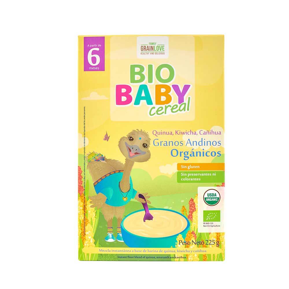 Cereal Orgánico BIO BABY Granos Andinos Caja 225g