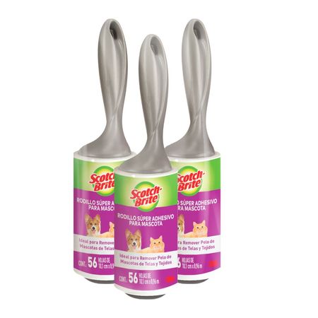 Pack Rodillo Quitapelusa SCOTCH BRITE 3un