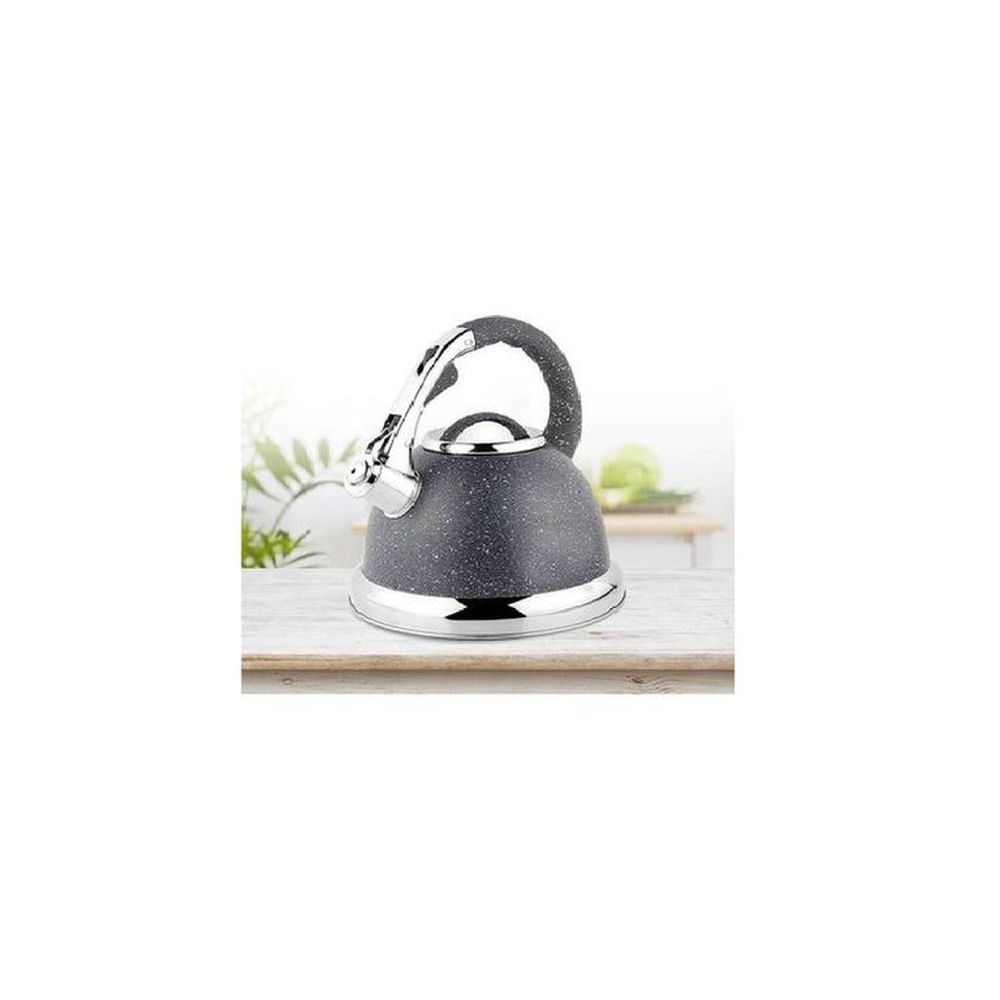 Tetera silbadora acero inoxidable 3.5 lt negro