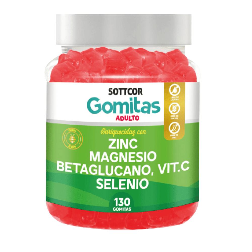 Gomitas de Zinc para Adulto 130 Gomitas Sottcor Labs