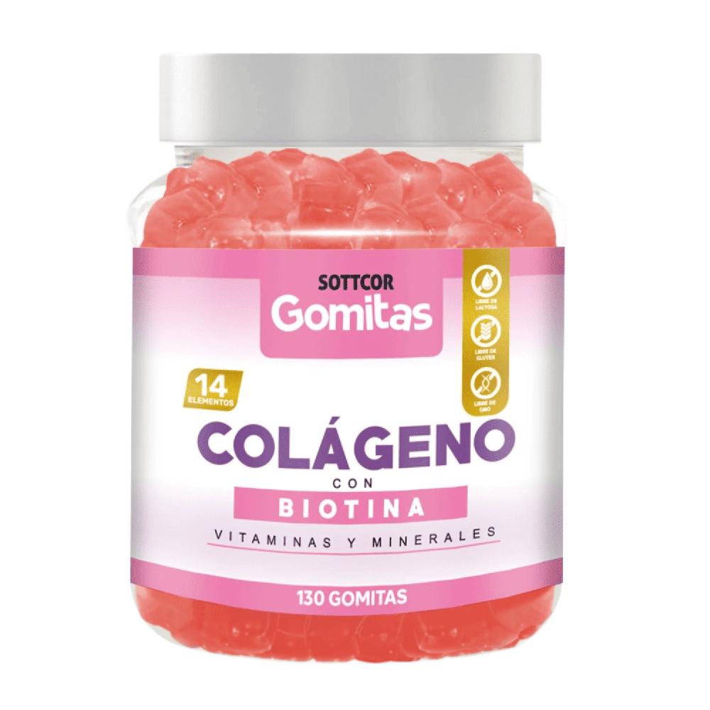 Gomitas Adultos Colágeno y Biotina 130 Gomitas - Sottcor