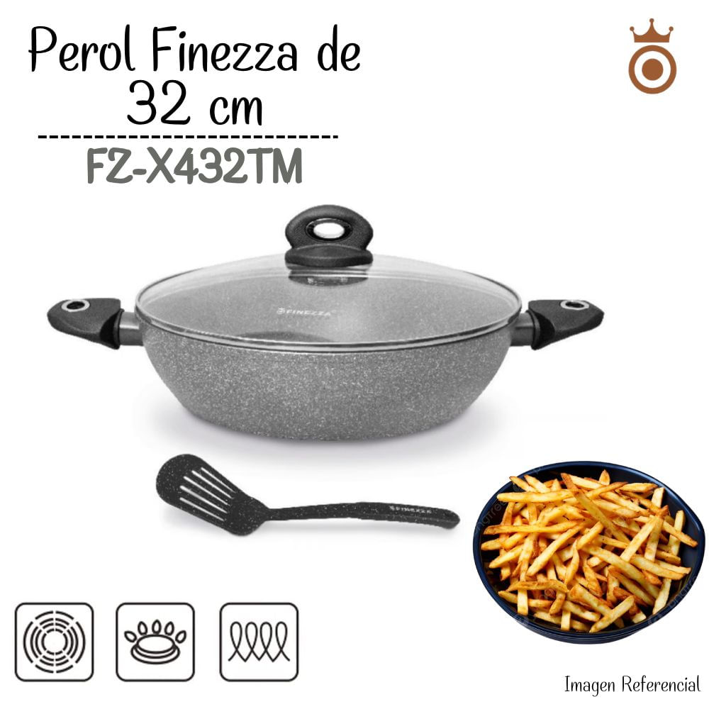 Perol Finezza Ultragranito 32 cm  FZ-X432TM - GRIS