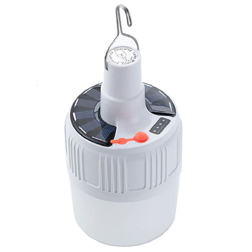 Foco Recargable Luz LED Panel Solar Portatil