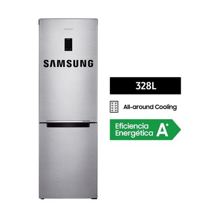 Refrigeradora Samsung RB33J3230SA Bottom Freezer Digital Inverter 328L Plata