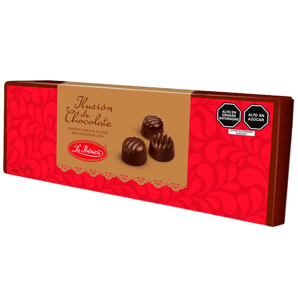 Chocolate Original LA IBÉRICA ILUSIÓN DE CHOCOLATE de Leche Caja 110gr