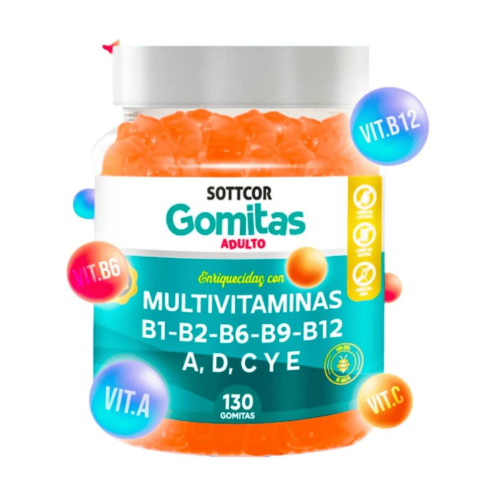 GOMITA MULTIVITAMINAS SOTTCOR 130 UND