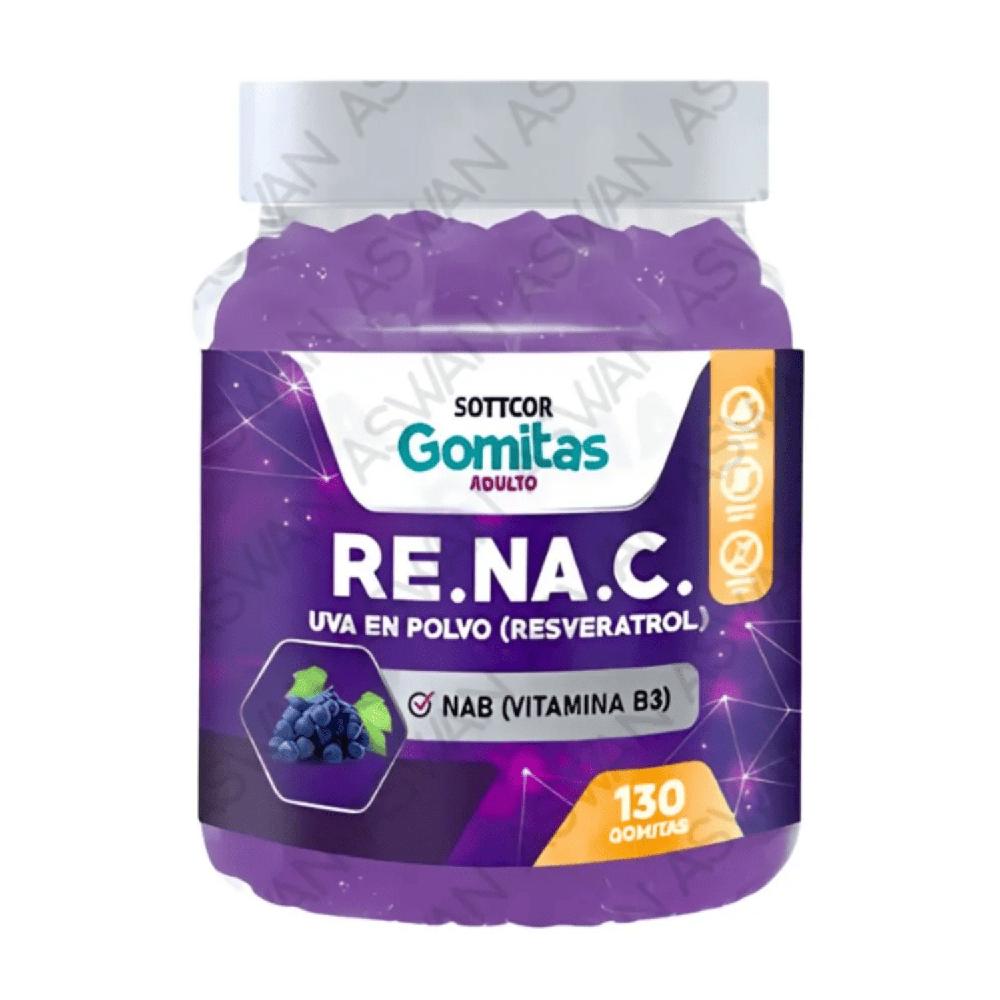 Gomitas Antioxidantes RE.NA.C. con Resveratrol -130 UNI - Sottcor