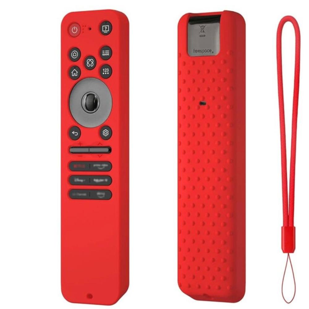Funda de silicona para LG MR25GA Roja