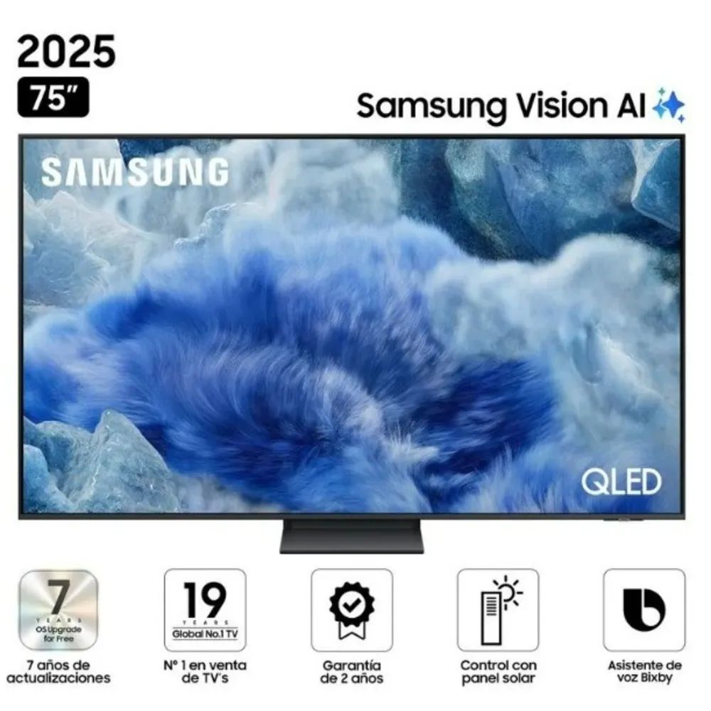 Televisor Samsung QLED 75"" Smart UHD 4K Vision Ai 75Q8F