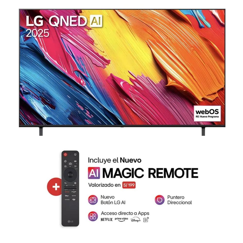 Televisor LG QNED 55"" Smart UHD 4K Thinq Ai 55QNED70ASA
