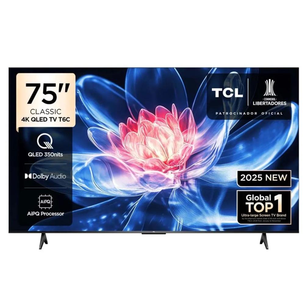 Televisor TCL QLED 75"" Smart UHD 4K Google Tv 75T6C