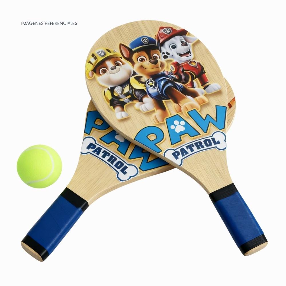 Raqueta de Tenis Paw Patrol con Pelota para Niños