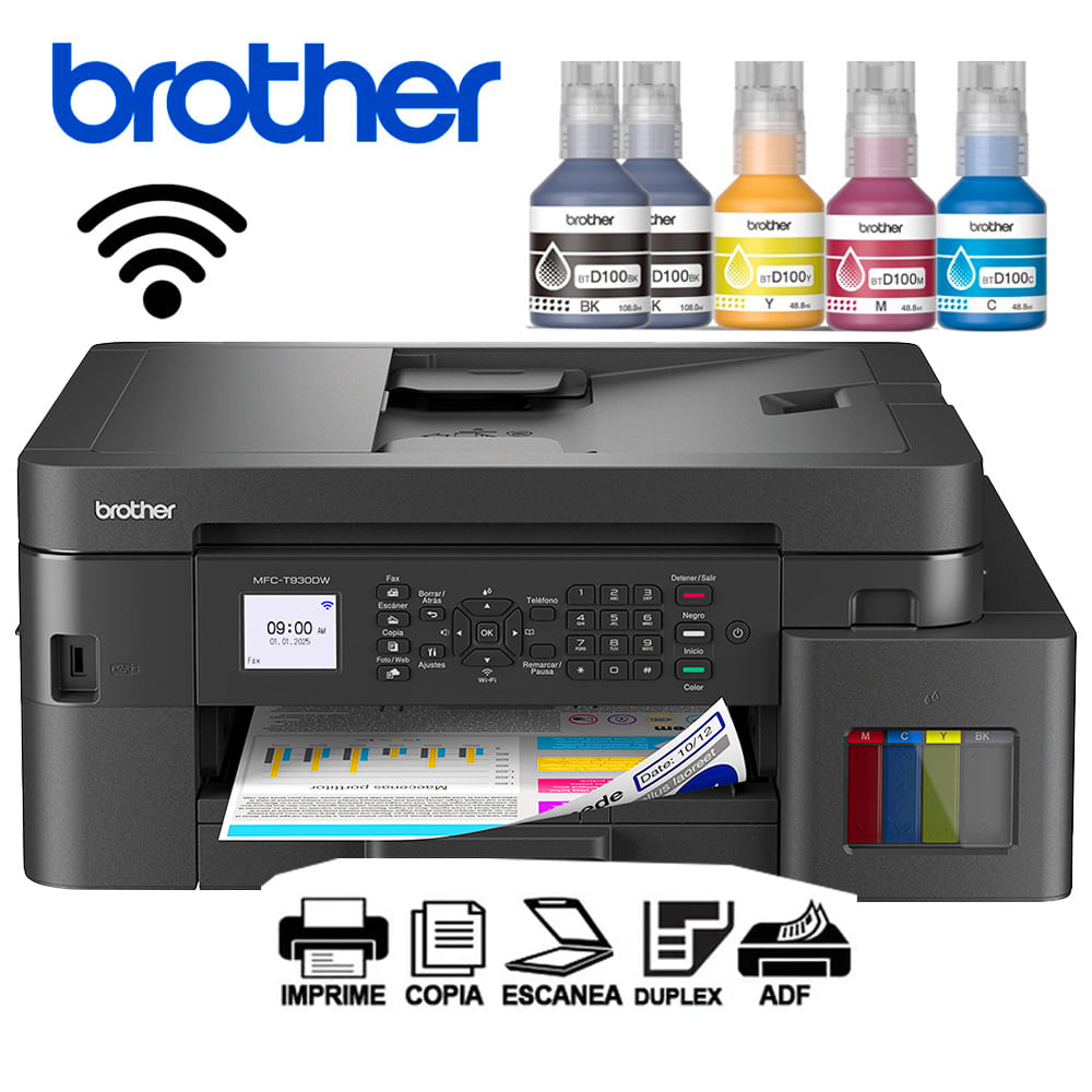 Impresora Multifuncional Brother MFC-T930DW