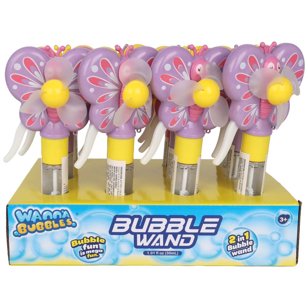 Tubo Lanza Burbujas Diseño de Mariposa