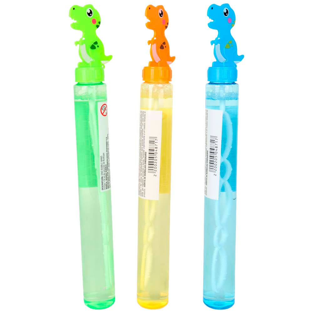 Tubo Lanza Burbujas Diseño de Dino