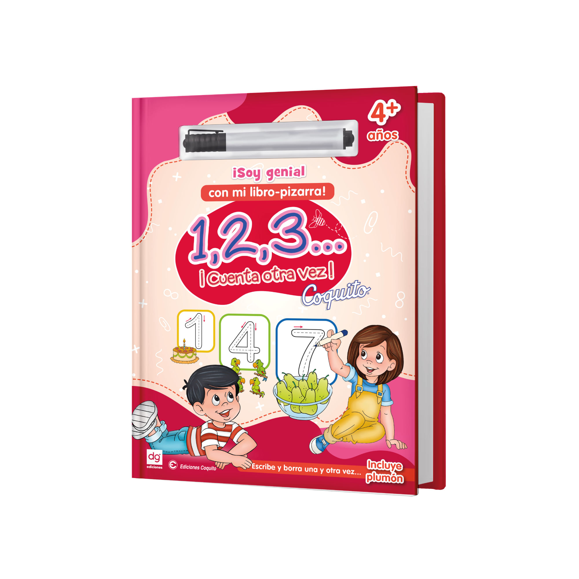 Libro COQUITO Pizarra 123