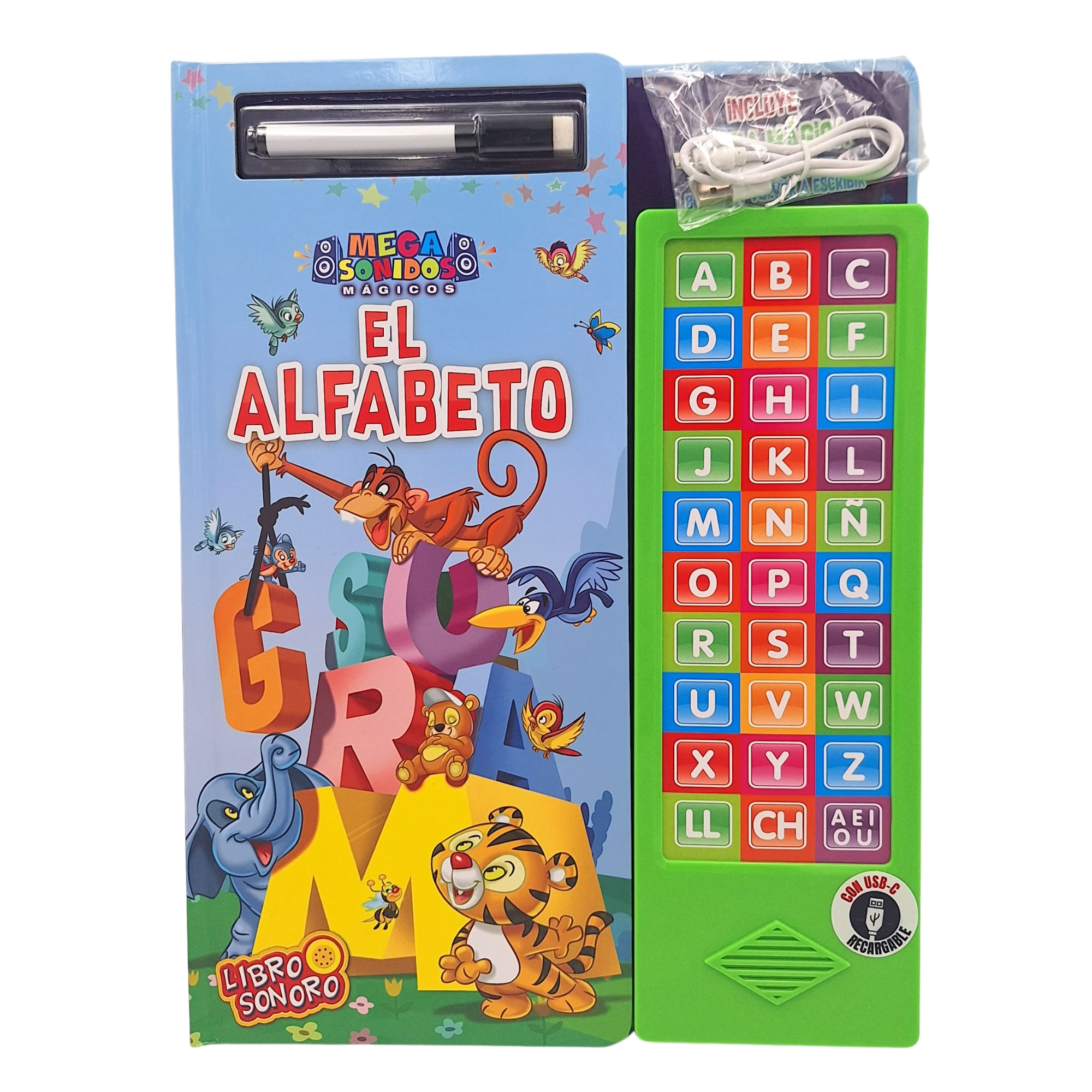 Libro DG Mega Sonidos Mágicos El Alfabeto