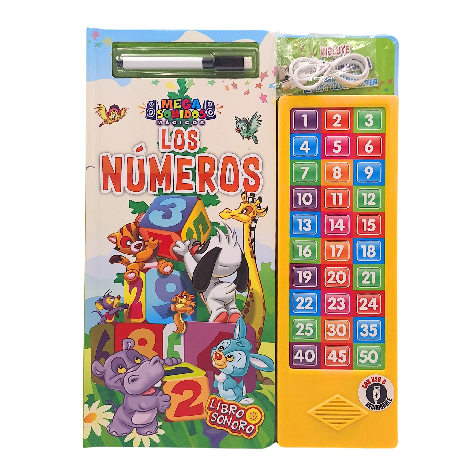 Libro DG Mega Sonidos Mágicos Los Numeros