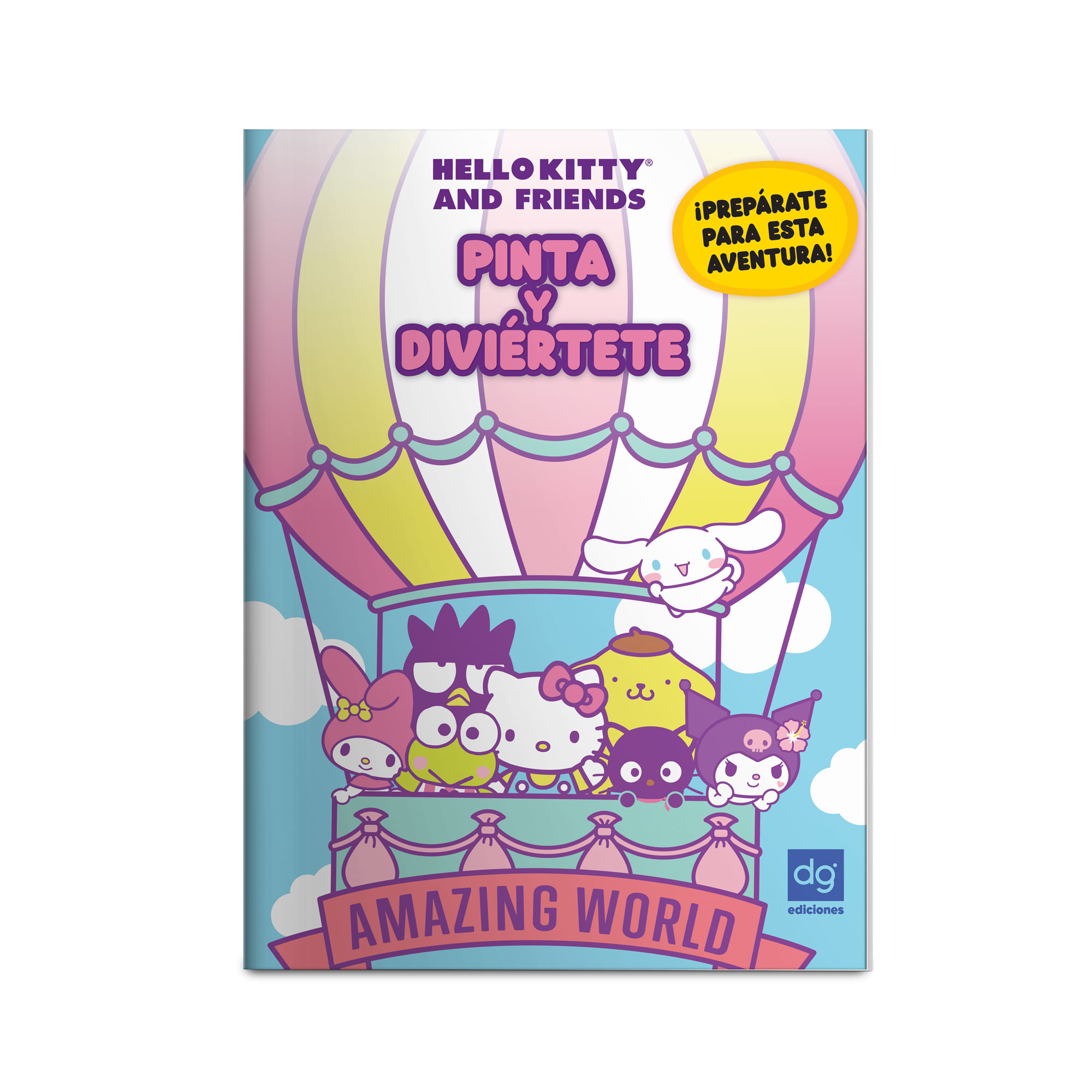 Libro DG Pinta Y Diviertete Hello Kitty Friend