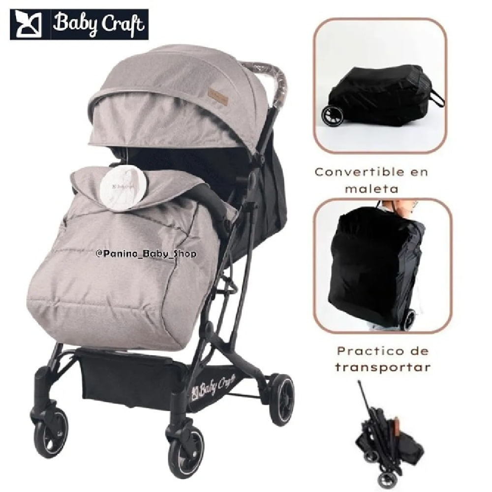 Coche de Paseo Convertible en Maleta CLICK Beige