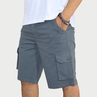 Short Cargo Hombre Drill Yonisters Clothing Fit Casual Stretch
